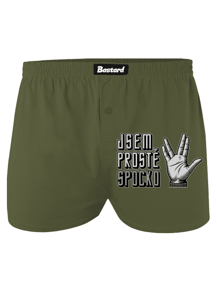 Jsem Spocko pánské trenky Khaki