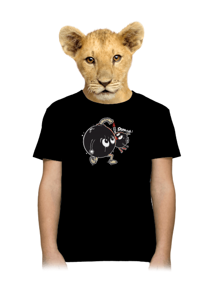 Bomby dětské tričko Black