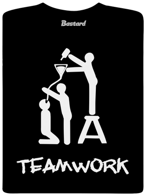 Teamwork pánské tričko Black