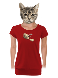 dámské tričko s lemem