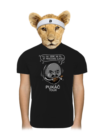 Pukáč tour dětské sportovní tričko Black