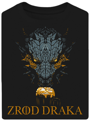 Zrod draka unisex tričko oversized Black