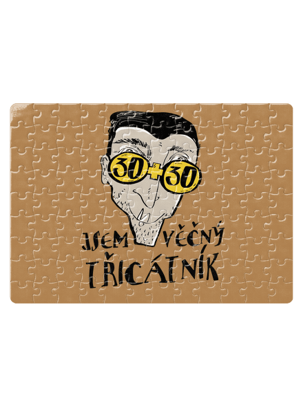 Věčný třicátník puzzle White