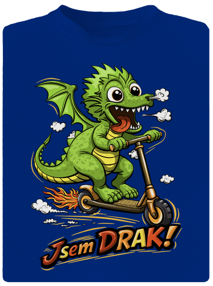 Jsem drak pánské sportovní tričko Royal Blue Mal