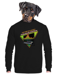 unisex mikina bez kapuce