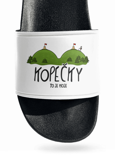 Kopečky pantofle White