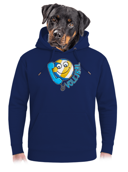 Volejbal unisex mikina premium Navy