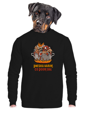 Co Doom dal unisex mikina bez kapuce Black