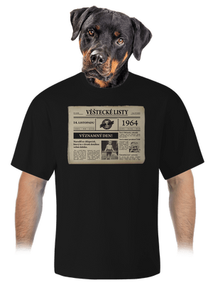 Věštecké listy unisex tričko oversized Black