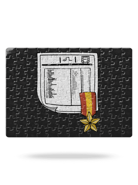 Jízdní řád puzzle White