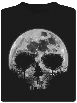 Smrtící úplněk pánské sportovní tričko Black