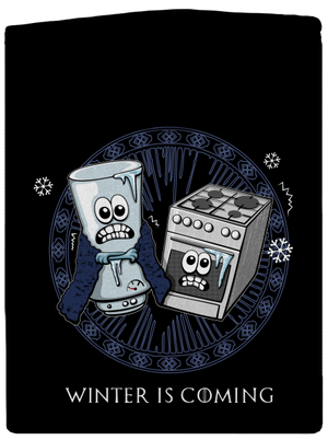 Winter is coming dámská mikina na zip Black