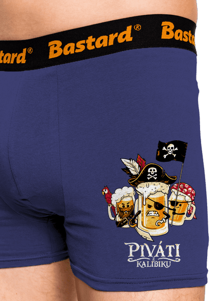 Piváti z Kalibiku boxerky Blue Navy