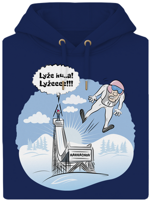 Lyže unisex mikina premium Navy