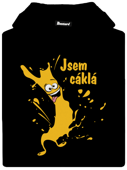 Cáklej dámská mikina klokanka Black