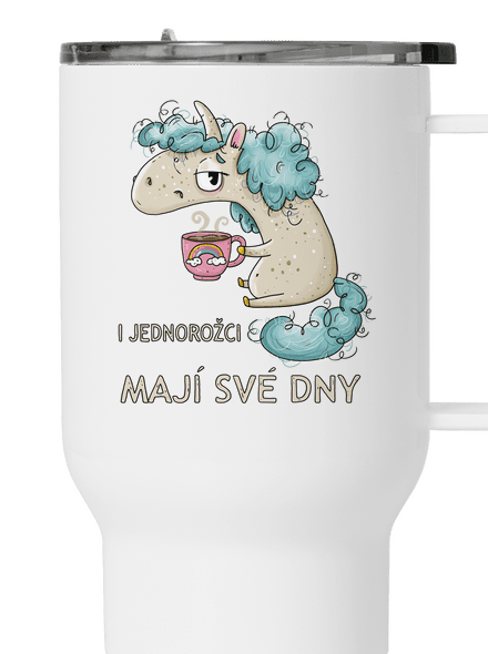Jednorožci mají své dny termohrnek White