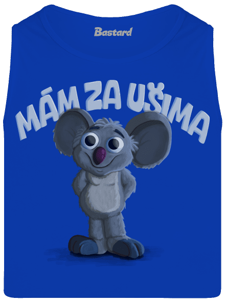 Mám za ušima pánské tílko Royal Blue