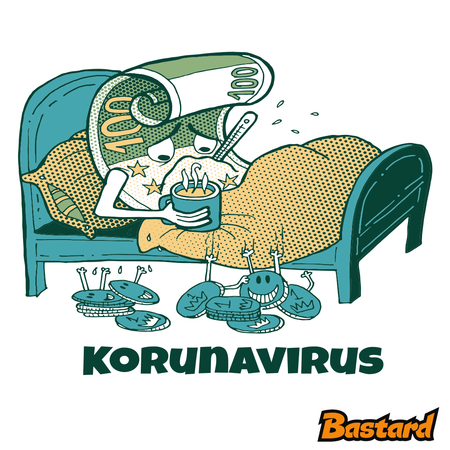 Korunavirus v posteli