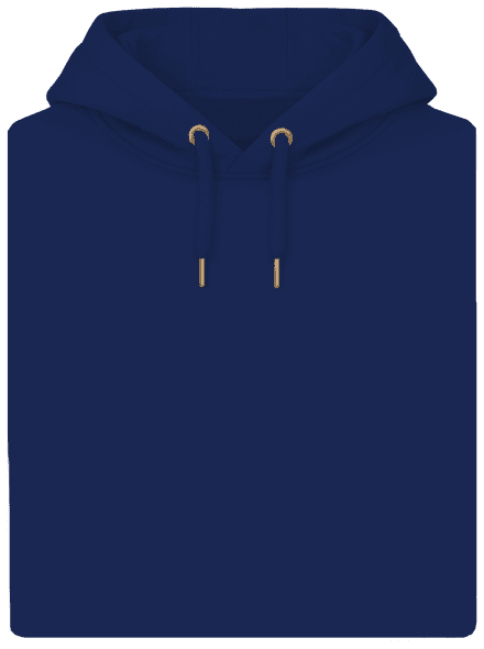Bez potisku unisex mikina premium Navy