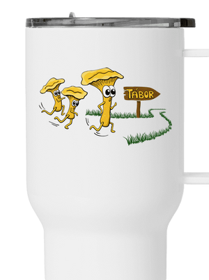 Běží lišky k Táboru termohrnek White