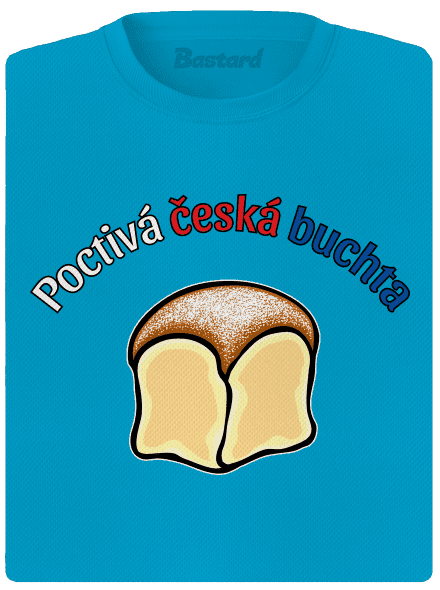 Poctivá buchta a klobása dámské sportovní tričko Blue Atol