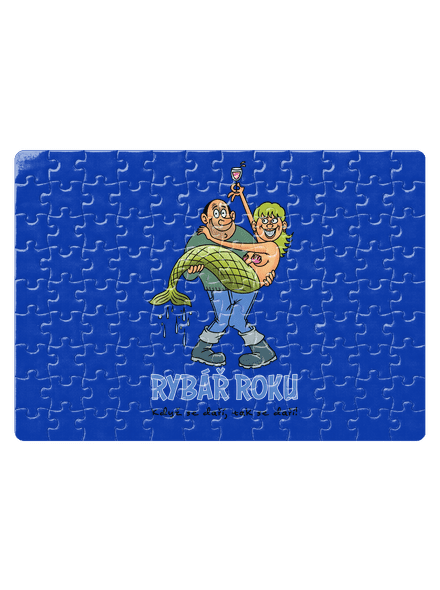Rybář roku puzzle White