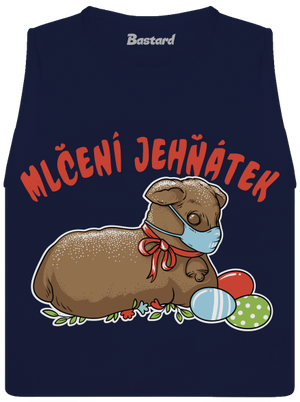 Mlčení jehňátek dámské tílko volné Navy