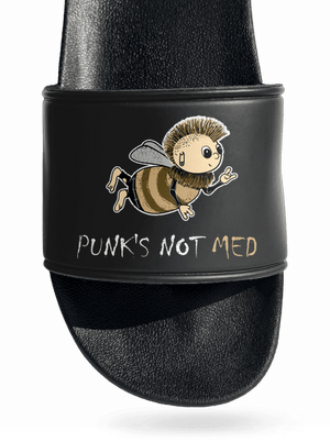 Punks Not Med pantofle Black