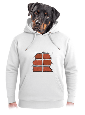 Cihličky unisex mikina premium Snowwhite