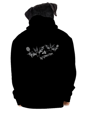 Batminton pánská mikina na zip Black