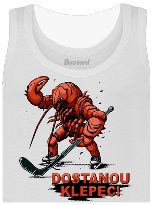 Dostanou klepec dámské tílko klasické White