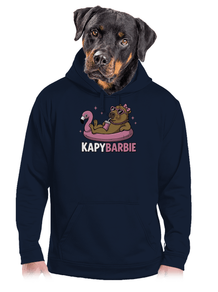 Kapybarbie pánská mikina klokanka Navy