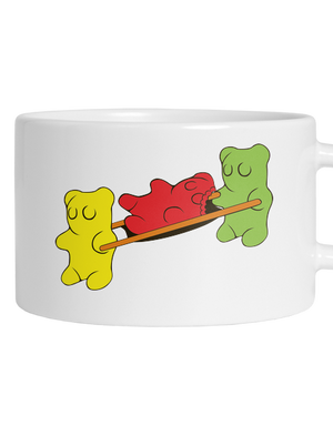 Gumídci hrnek makronka White