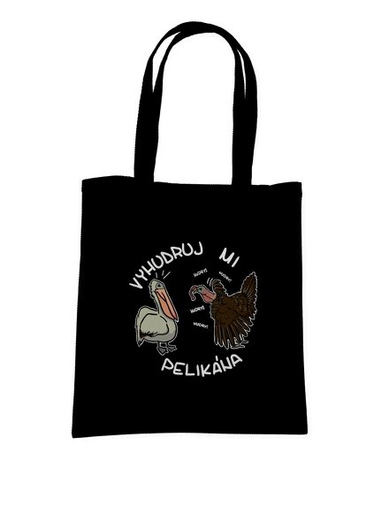 Vyhudruj mi pelikána taška Black
