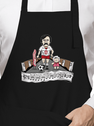 Fotbalová legenda zástěra Black