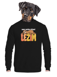 unisex mikina bez kapuce