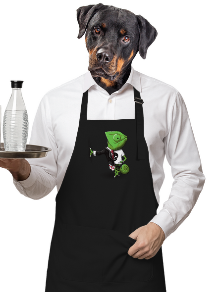 Mistr převleků zástěra Black