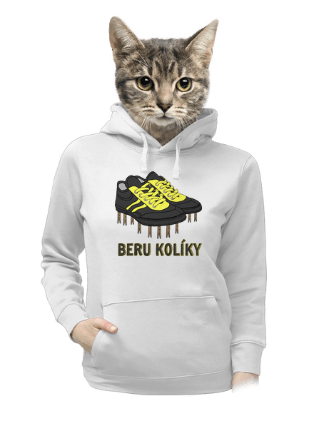 Beru kolíky dámská mikina klokanka White