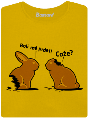 Bolí mě prdel dámské tričko Yellow