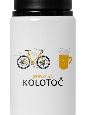 Jedeme na kolotoč lahev na vodu White