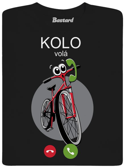 Kolo volá pánské tričko Black