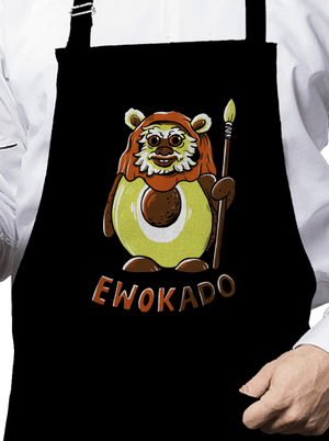 Ewokado zástěra Black