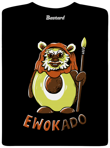 Ewokado pánské tričko Black