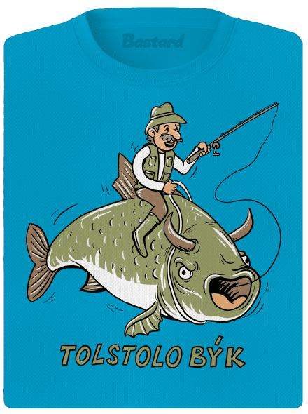 Tolstolobýk dámské sportovní tričko Blue Atol