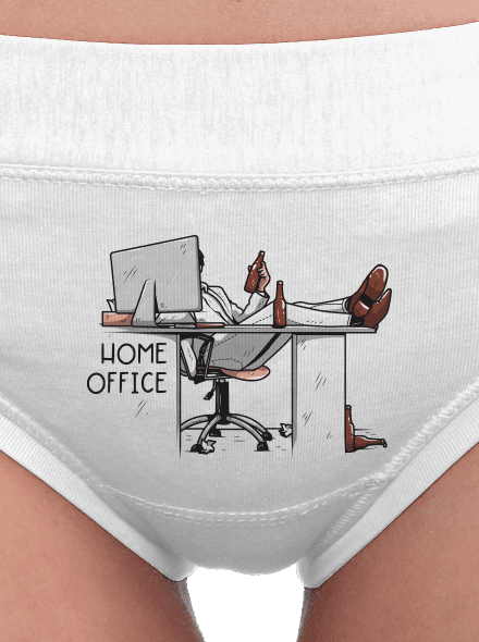 Home Office dámské kalhotky White