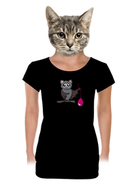 dámské tričko s lemem