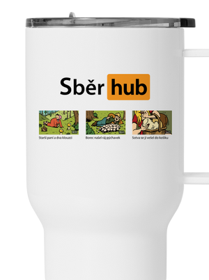 Sběr hub termohrnek White