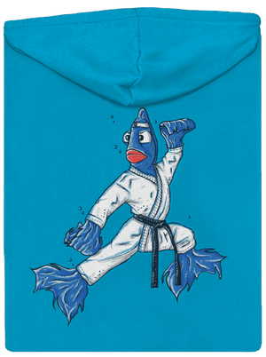 Bojovnice dámská mikina na zip Blue Atol