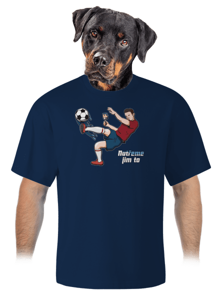 Natřeme jim to - Fotbal unisex tričko oversized Midnight Blue