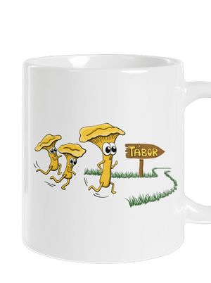 Běží lišky k Táboru klasický hrnek White